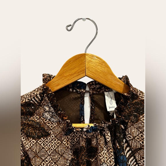 Joie blouse  bronze with prints - Picture 2 of 2